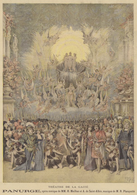 Panurge, komisk opera ved Theatre de la Gaite av after Henri Meyer