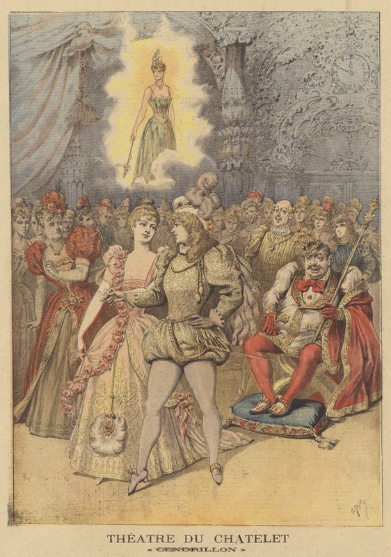Produksjon av Cendrillon ved Theatre du Chatelet av after Henri Meyer