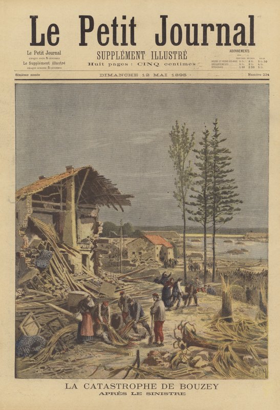 Bouzey-katastrofen av after Henri Meyer