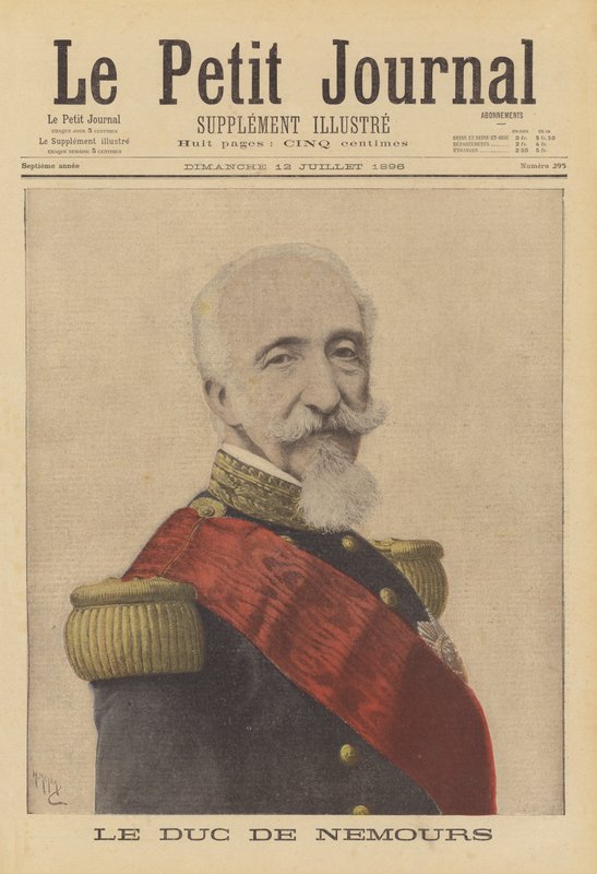 Hertugen av Nemours av after Henri Meyer