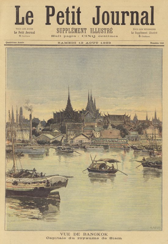 Utsikt over Bangkok av after Henri Meyer