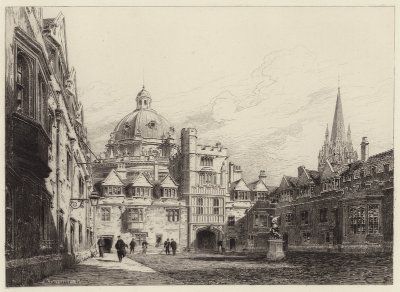 Brasenose College av after Henri Toussaint