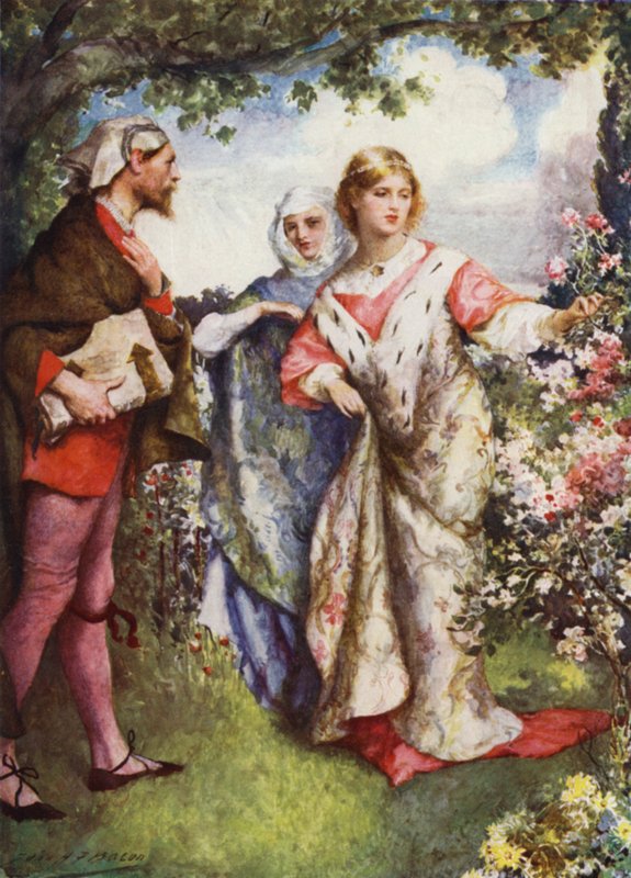 Emma og Eginhard av after John Henry Frederick Bacon