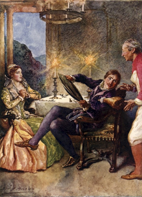 Katharina og Petruchio av after John Henry Frederick Bacon