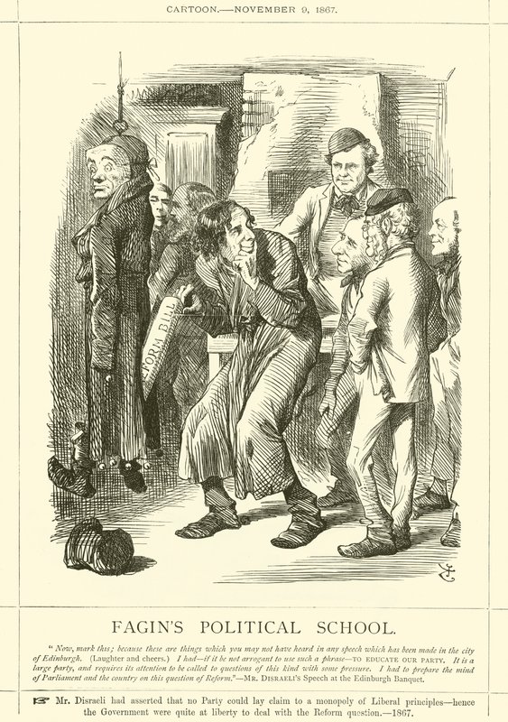 Fagins Political School av after John Tenniel