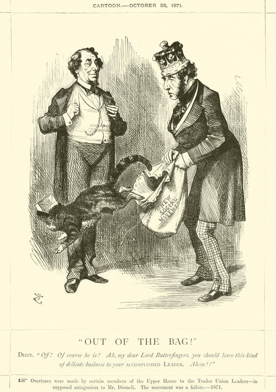 Ut av posen! av after John Tenniel