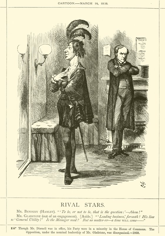 Rivaliske stjerner av after John Tenniel