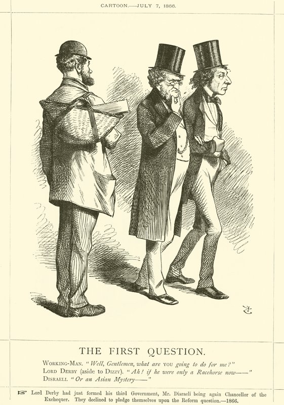 Det første spørsmålet av after John Tenniel