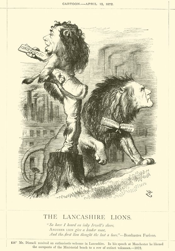 Lancashire Lions av after John Tenniel