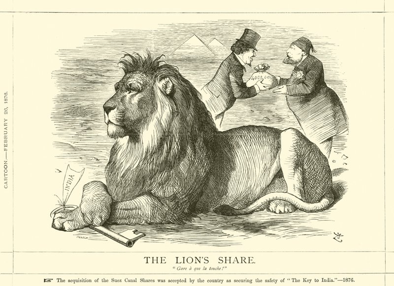 Lions deler av after John Tenniel