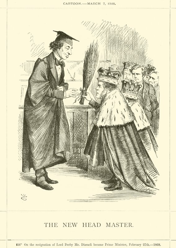 Den nye rektor av after John Tenniel