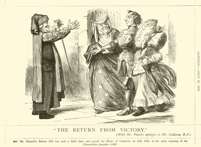 Returen fra seier av after John Tenniel