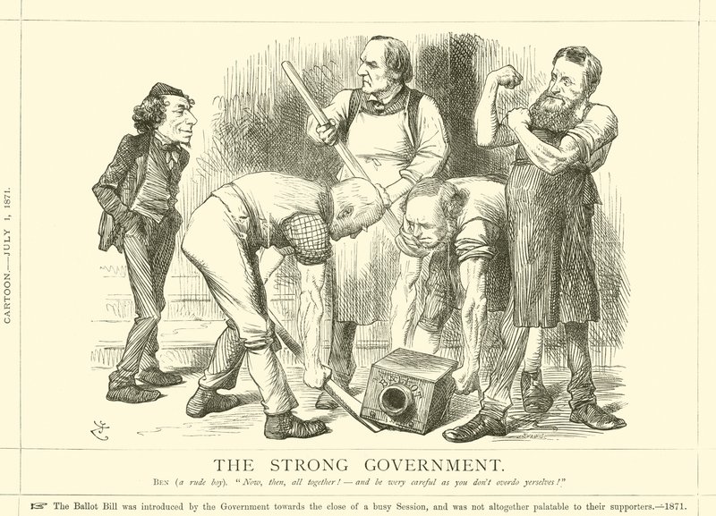 Den sterke regjeringen av after John Tenniel