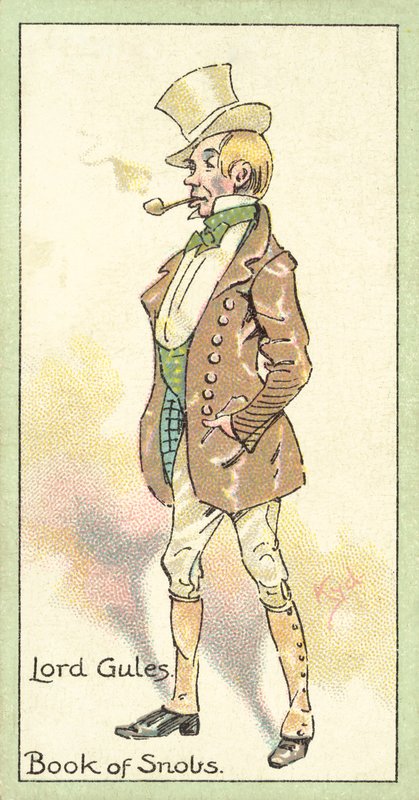 Lord Gules, Book of Snobs (chromolitho) av after Joseph Clayton Clarke