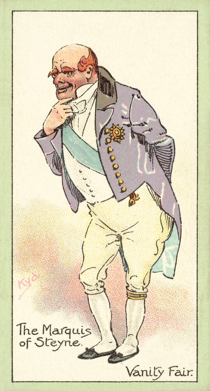 The Marquis of Steyne, Vanity Fair (chromolitho) av after Joseph Clayton Clarke