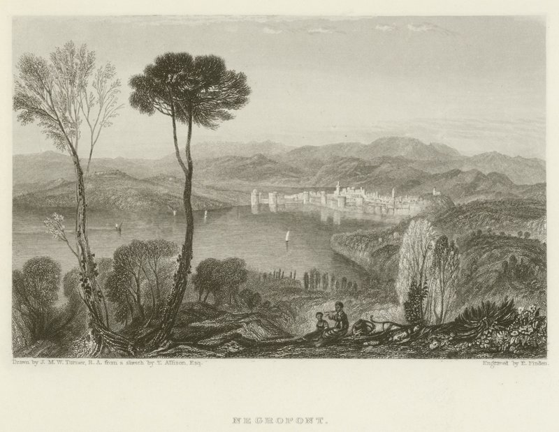 Frescati av after Joseph Mallord William Turner