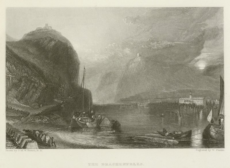 Drachenfels av after Joseph Mallord William Turner