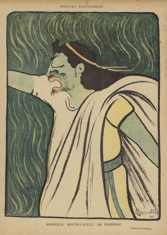 Mounet-Sully, illustrasjon for Le Rire av after Leonetto Cappiello