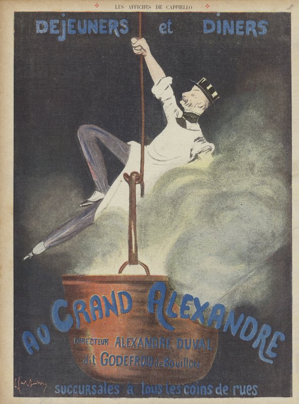 Plakatene til Cappiello. Illustrasjon for Le Rire av after Leonetto Cappiello
