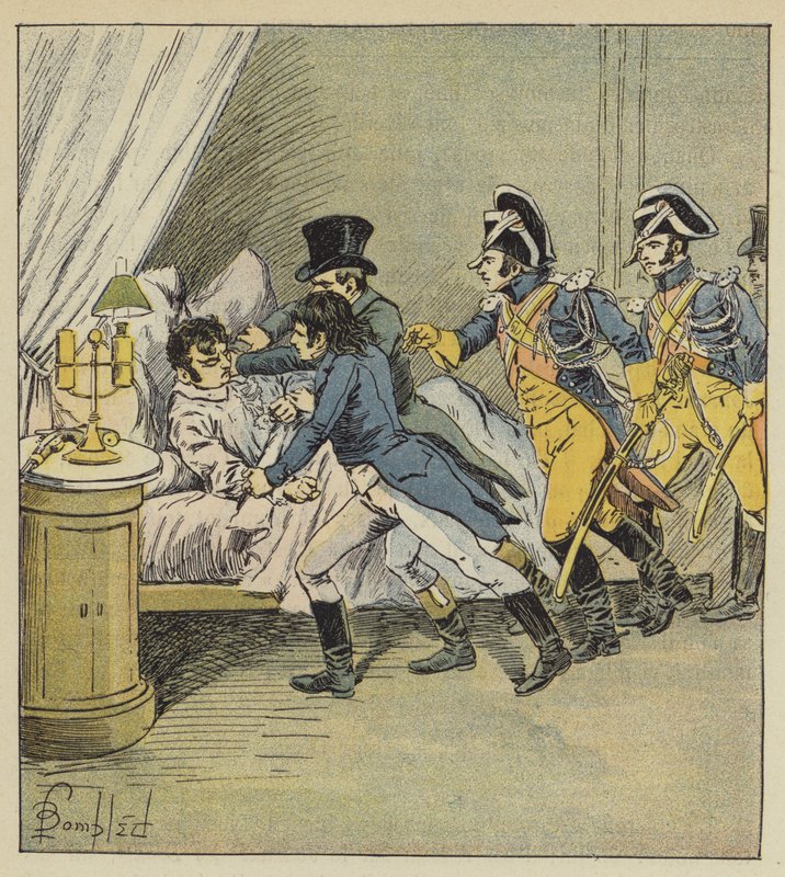 Arrestasjon av Pichegru av after Louis Charles Bombled