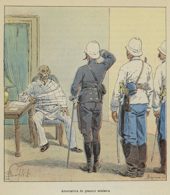 Arrestasjon av statsministeren av after Louis Charles Bombled