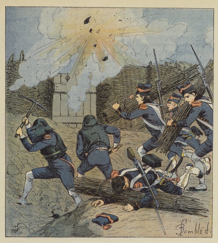 Ingen av de gamle plassene var trygge, de slutter å være holdbare av after Louis Charles Bombled