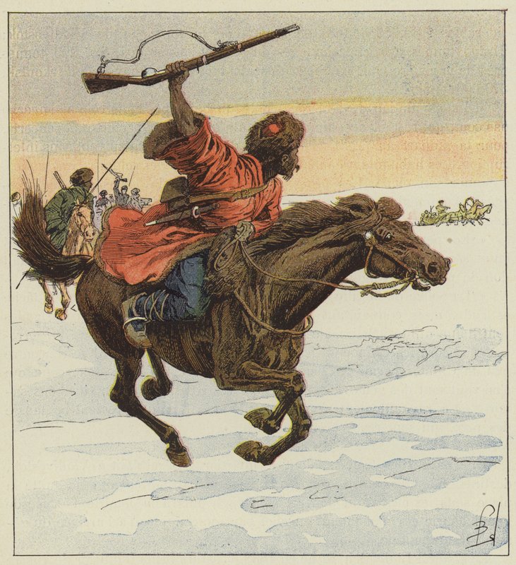 Banditter khoungouzes av after Louis Charles Bombled