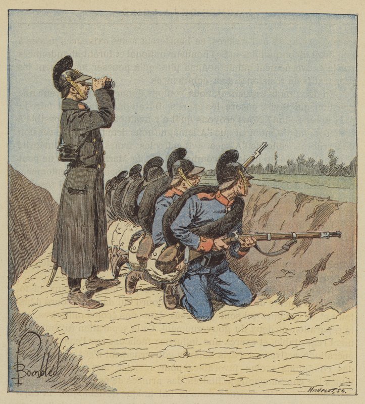Bayersk i skiva av after Louis Charles Bombled