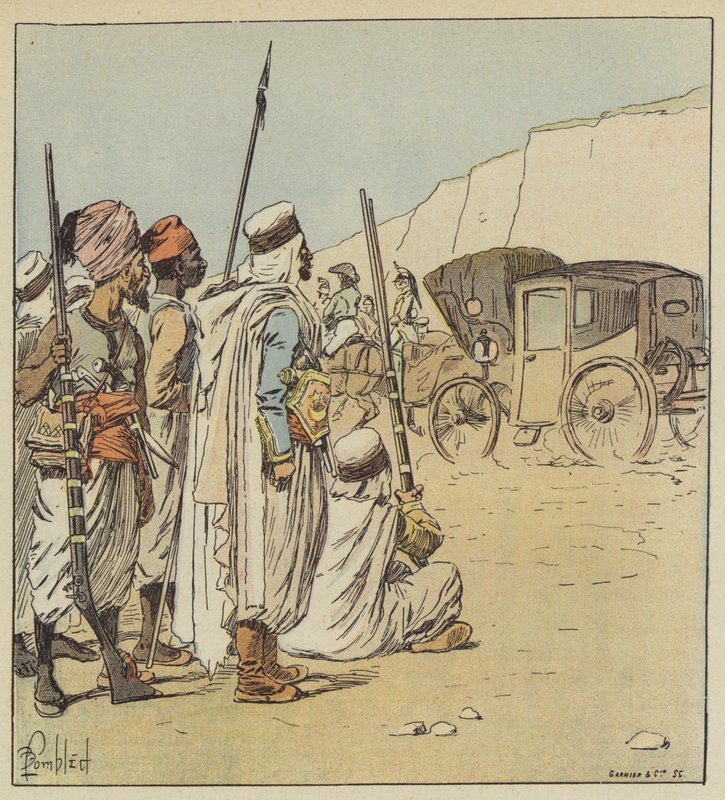 Denne bilen overrasket araberne sterkt av after Louis Charles Bombled