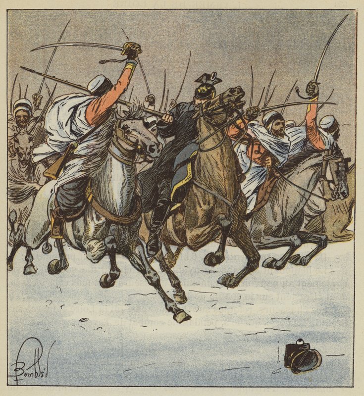Anklagen mot Villeneuve-dIngre av after Louis Charles Bombled