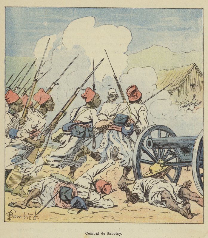 Sabotasjekamp av after Louis Charles Bombled