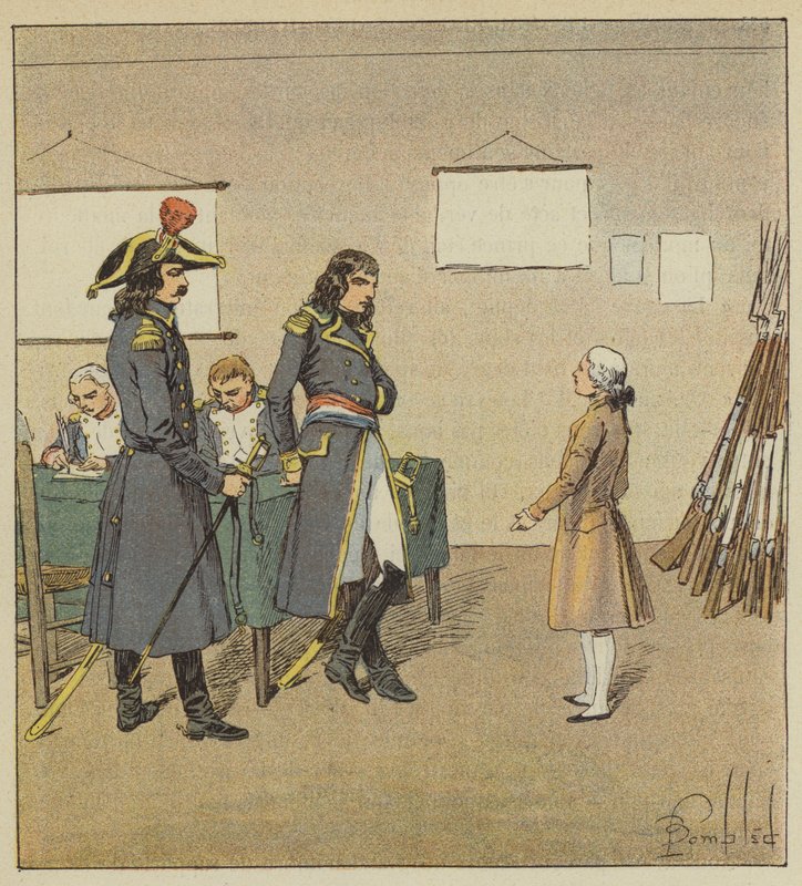 Eugene de Beauharnais krever farens sverd fra Bonaparte av after Louis Charles Bombled