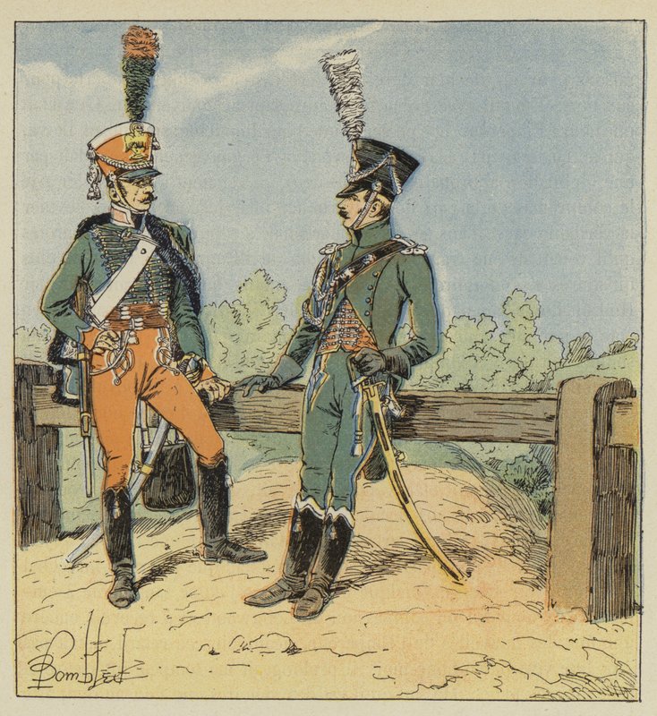 Imperial Guard, Honor Guard, 1813-1814, Ordent Gendarme, 1806-1807 av after Louis Charles Bombled