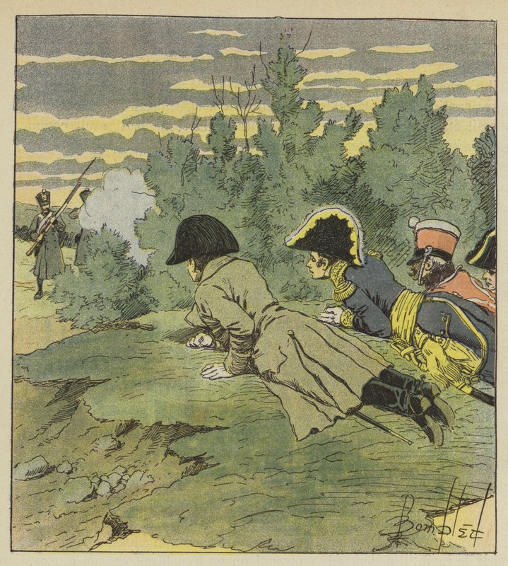 LEmpereur court un grand danger a Iena av after Louis Charles Bombled