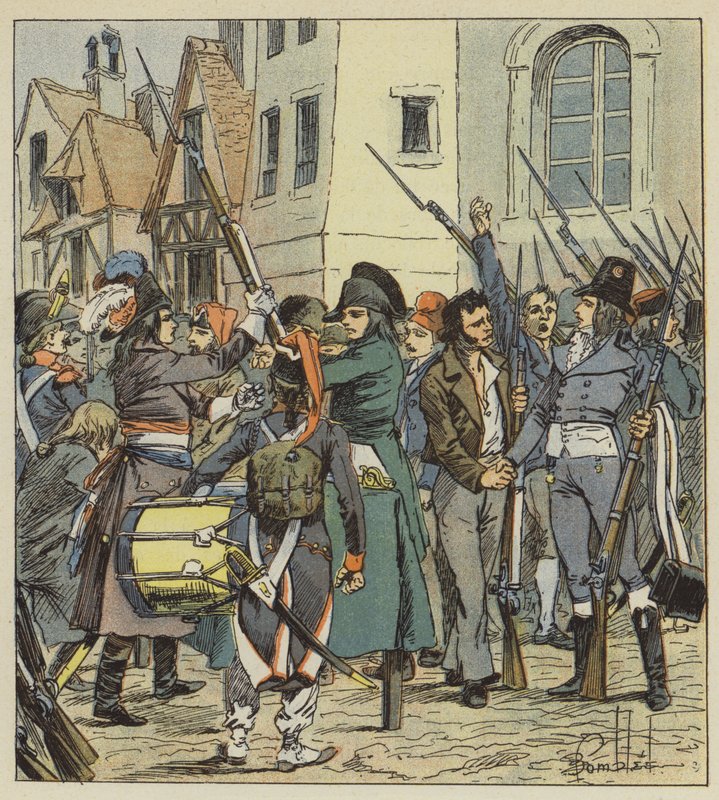 Hele nasjonen løp til våpen av after Louis Charles Bombled