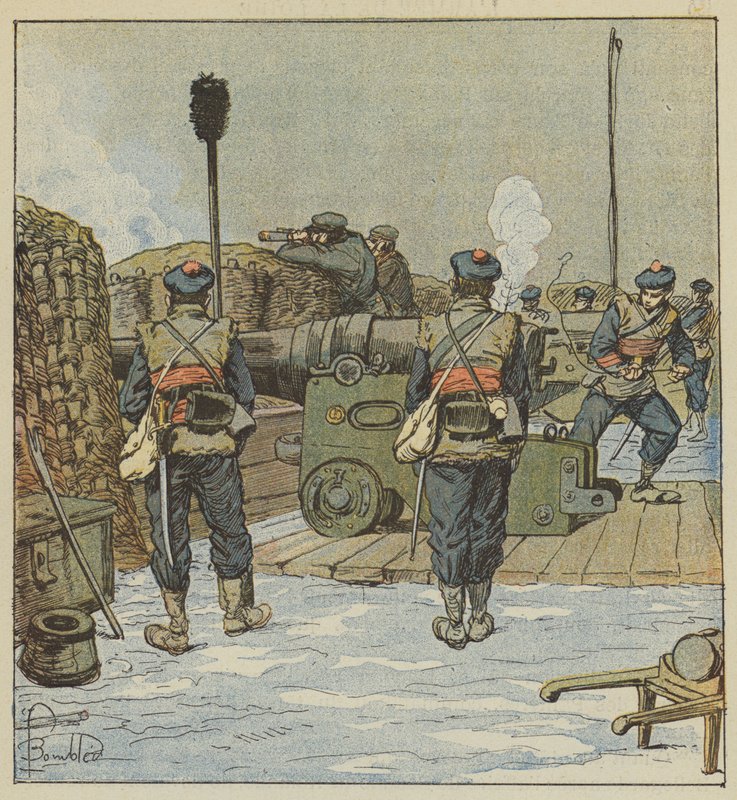 Chevilly Marine batteri av after Louis Charles Bombled