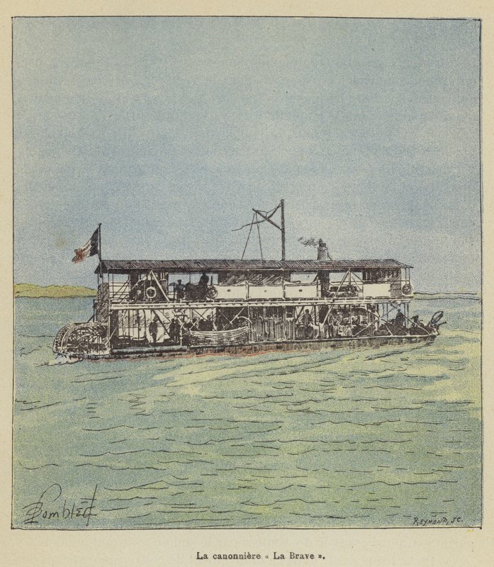 Kanonnieren La Brave av after Louis Charles Bombled