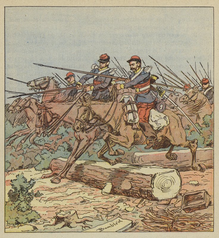 Anklagen om Montbarrois av after Louis Charles Bombled