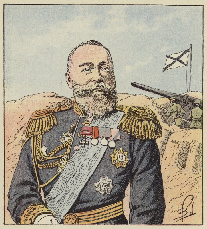 Admiral Alexeief, øverstkommanderende ved Port-Arthur av after Louis Charles Bombled