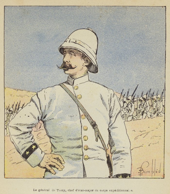 General de Torcy, stabssjef for ekspedisjonskorpset av after Louis Charles Bombled