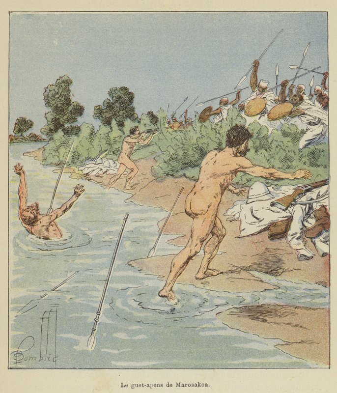 Marosakoas bakholdsangrep av after Louis Charles Bombled