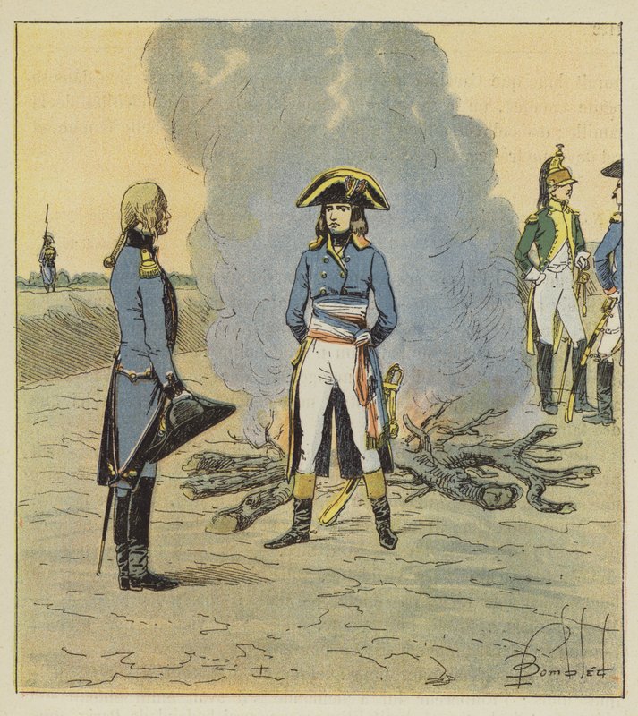 Den unge generalen som så ham som en ingeniøroffiser, ga ham en kommisjon knyttet til yrket av after Louis Charles Bombled