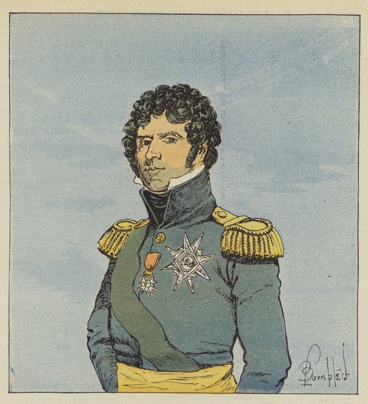 Marskalk Bernadotte av after Louis Charles Bombled