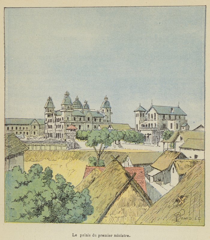 Statsministerens palass av after Louis Charles Bombled