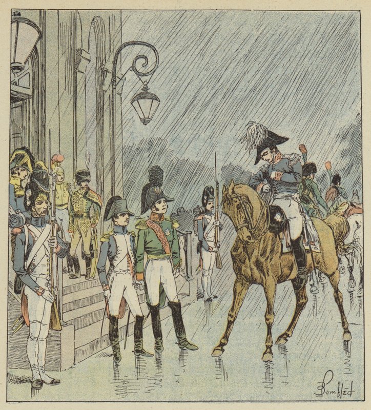De to keiserne ble våte på grunn av ham av after Louis Charles Bombled