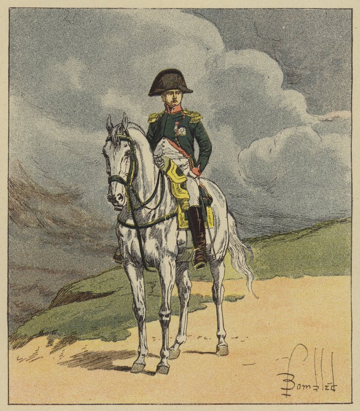 Napoleon Bonaparte av after Louis Charles Bombled