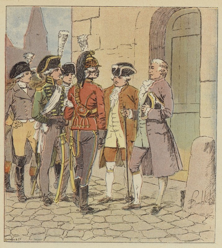 Vi var tusenvis av alle våpen, alle uniformer, alle rekker av after Louis Charles Bombled