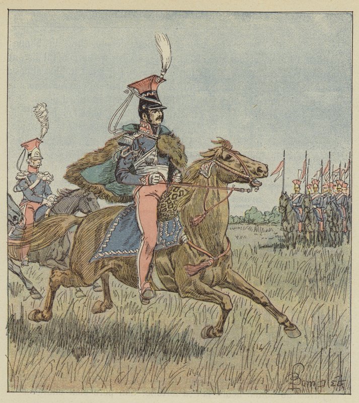 Poniatowsky var den virkelige kongen av Polen av after Louis Charles Bombled
