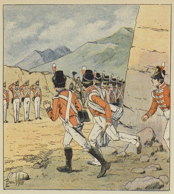 Hvilken europeisk soldat, sa keiseren, er ikke valgt når jeg nærmer meg! av after Louis Charles Bombled