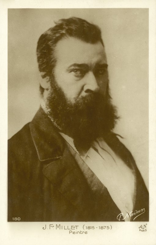 Jean-Francois Millet , fransk maler av after Nadar